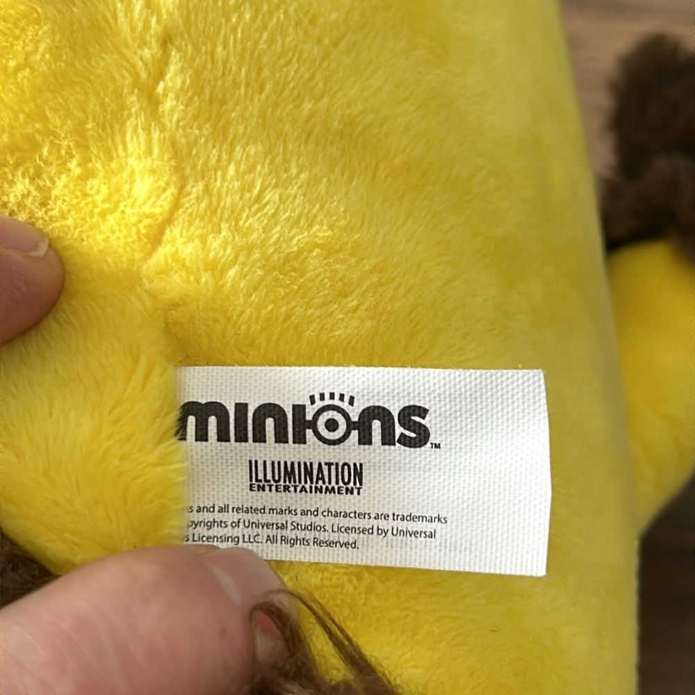 Minions Minion Cave Man Plush Stuffed Animal 10" - Picture 6 of 6